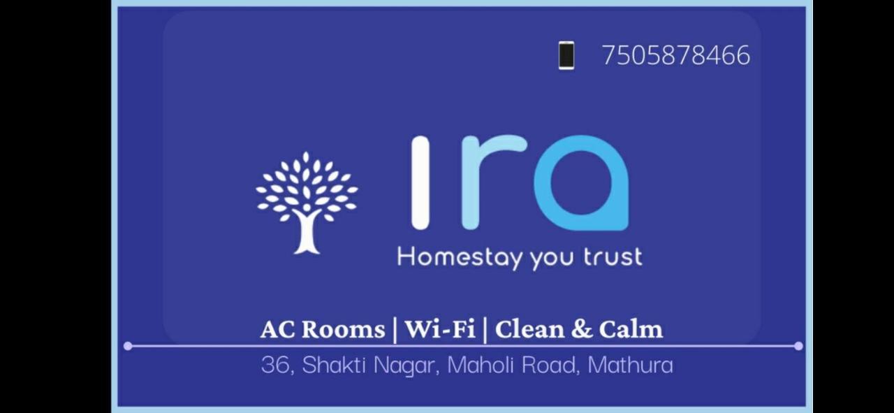 Ira Homestay Mathura - Divine Spiritual Stay Bagian luar foto